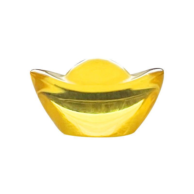 Factory direct supply spot wholesale tremolo hot selling explosions finished cornucopia ornaments citrine ingot