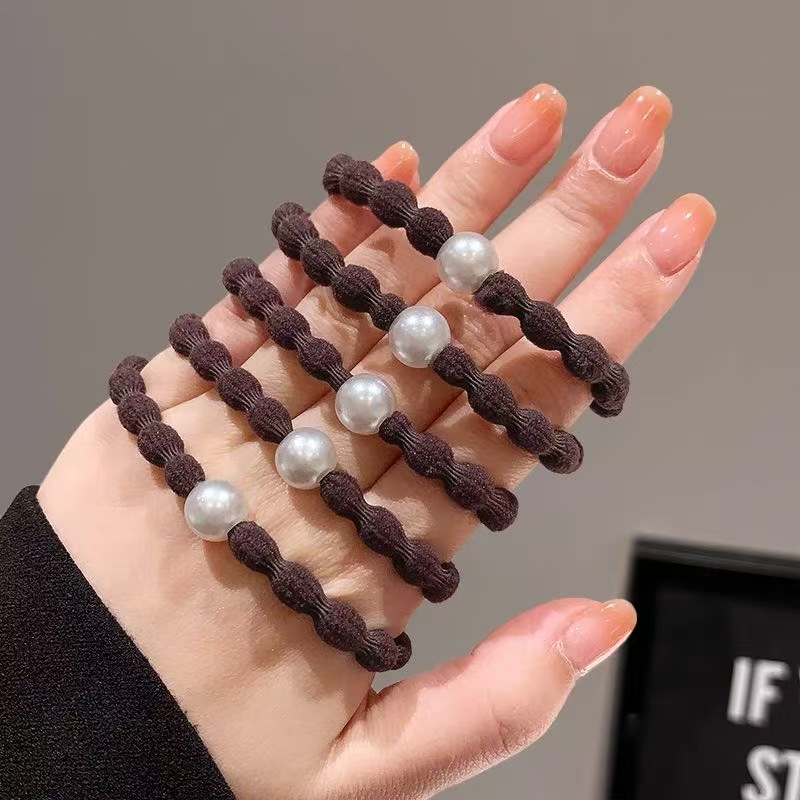 Shake the sound explosion beanie hair ring head rope female high sense high elastic does not hurt the hair rope ins horsetail rubber band wholesale tide