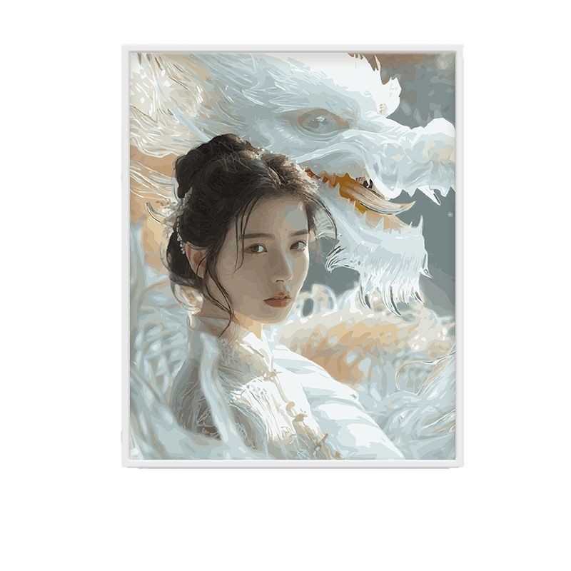 DIY Digital Oil Painting Diamond Painting Custom-Made Help Color Matching Help Wholesale Dropshipping Handmade Shop Night Market Cross-Border E-Commerce