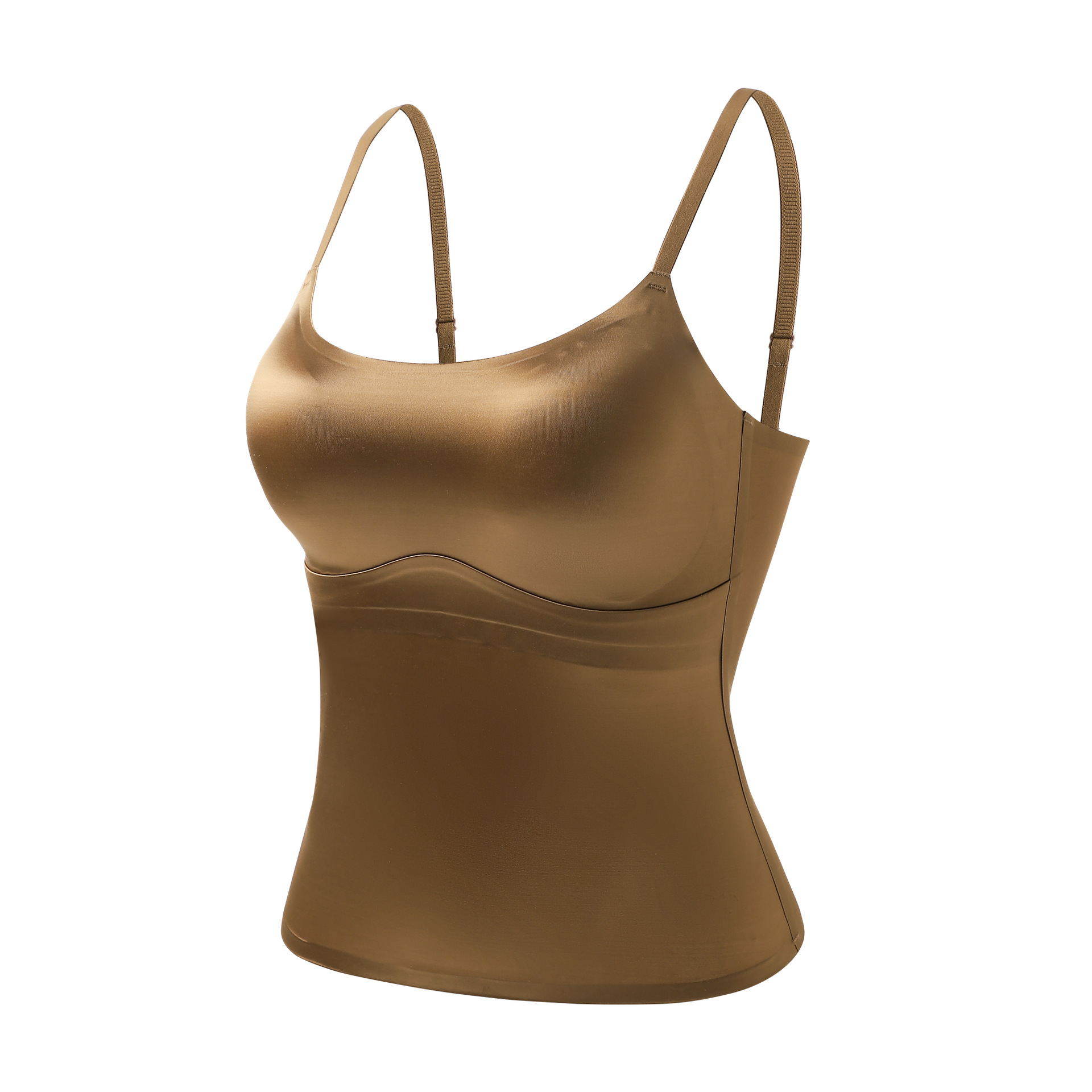 Live broadcast satin mulberry silk seamless with chest pad anti-light camisole wear bra plus size beauty back underwear factory