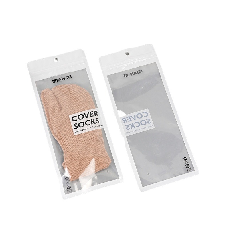 Ready Stock Boat Socks Packaging Bag, Socks Ziplock Bag, Children's Socks Seal Bag, E-Commerce Special Plastic Bag, Popular Special Packaging
