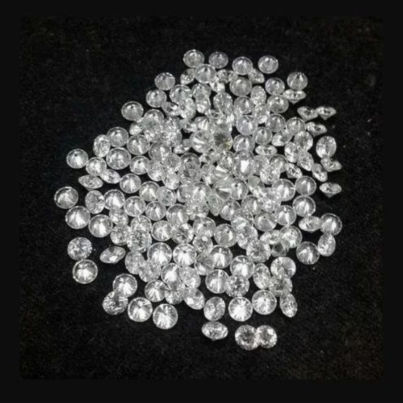 Индийские лабораторно выращенные алмазы Hphtcvd круглые дробленые алмазы с единой чистотой Vvs/Vs, деф