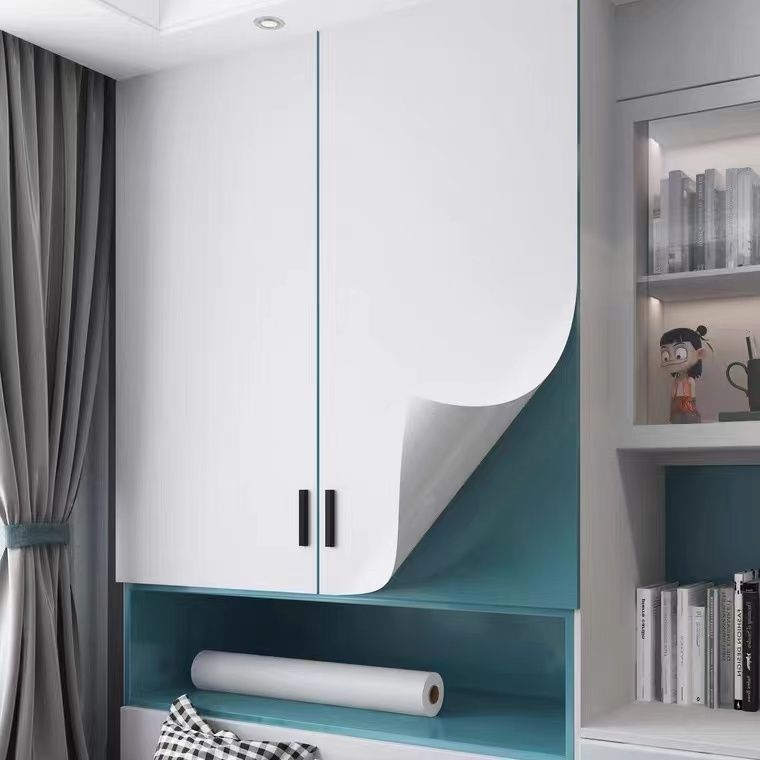 Dormitory Desktop Stickers College Students' Dormitory Furniture Desk Wardrobe Refurbished Wallpaper Self-adhesive Waterproof Table Stickers Ge Kun