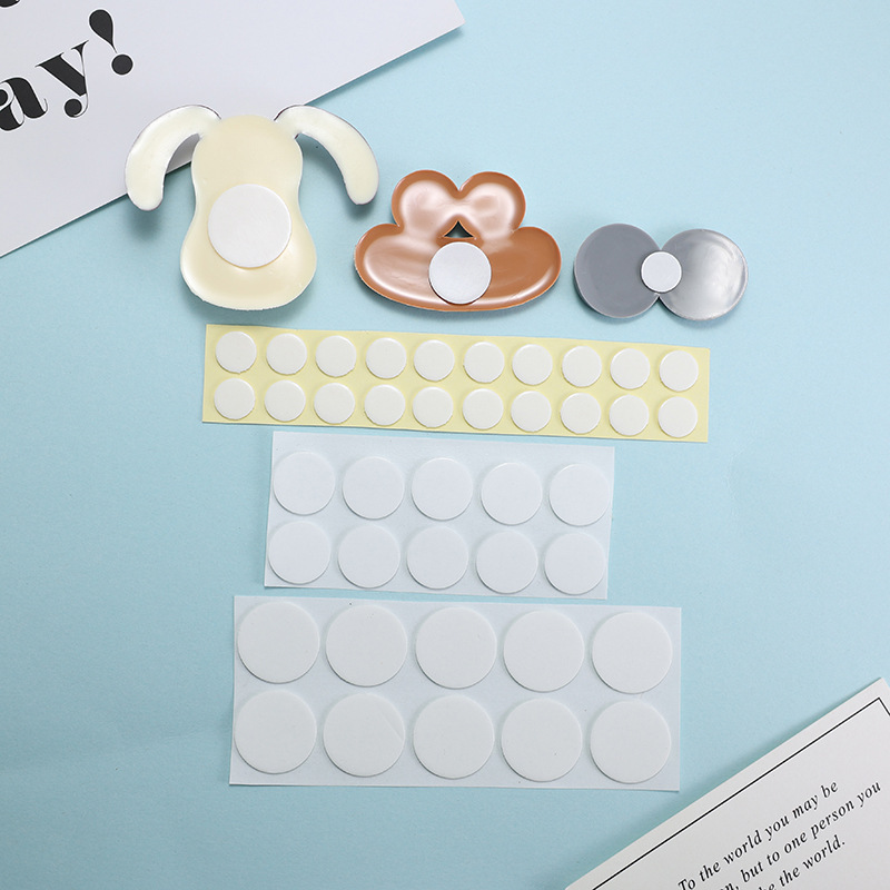 10мм круглая двусторонняя наклейка смола аксессуары DIY 1см двусторонний клей 3D термос кружка мультяшная наклейка прозрачная