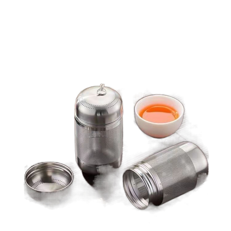 Tea leakage 316 stainless steel food grade tea making artifact tea isolation screen ultra-fine filter tea bin tea water separator