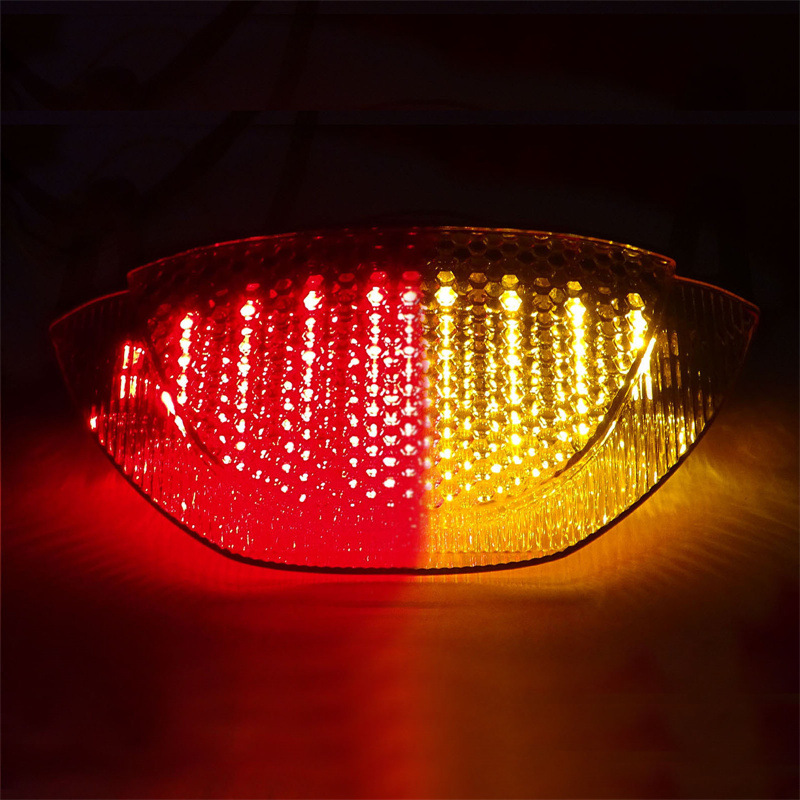 Applicable to Honda CBR600RR 07-12 modified motorcycle LED tail light brake turn signal integrated assembly