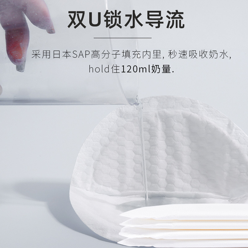 Disposable Anti-Overflow Breast Pads, Ultra-Thin Breathable Lactation Overflow Breast Pads, Postpartum Anti-Overflow Breast Pads 200 Pieces Manufacturer Wholesale
