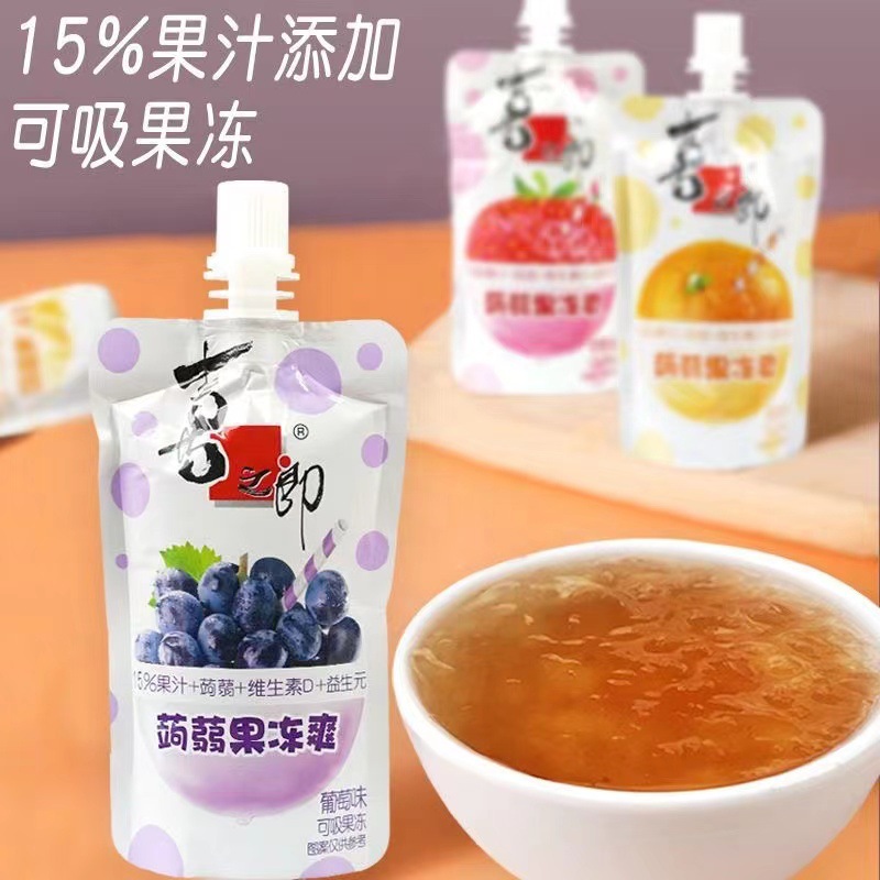 Kishiro Konjac Jelly Absorbable Suction Jelly Cool Fruit Juice Jelly Snacks Snacks Snacks Snacks