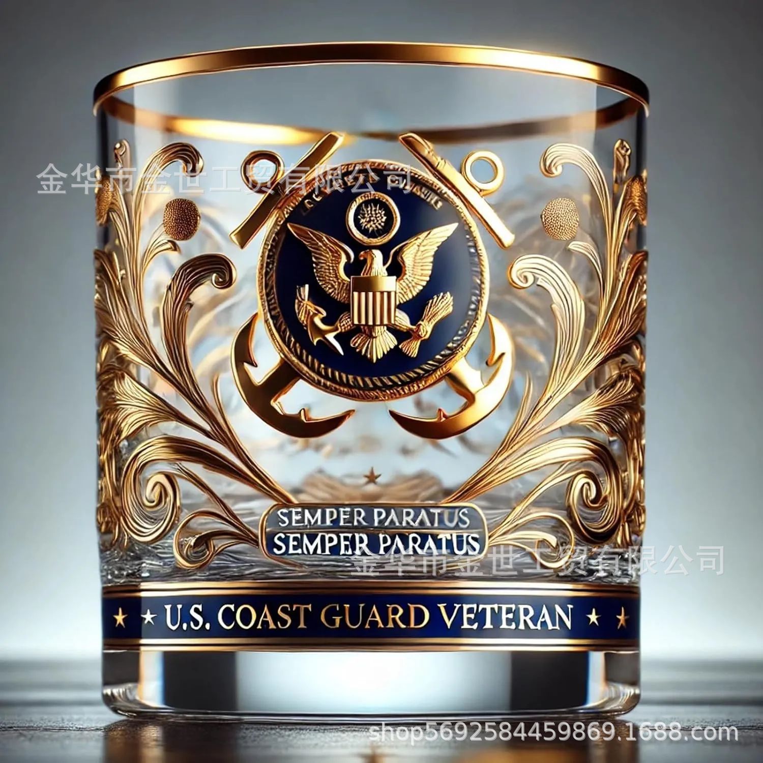 Крестовая Персонализированная Стеклянная Память Ветерана