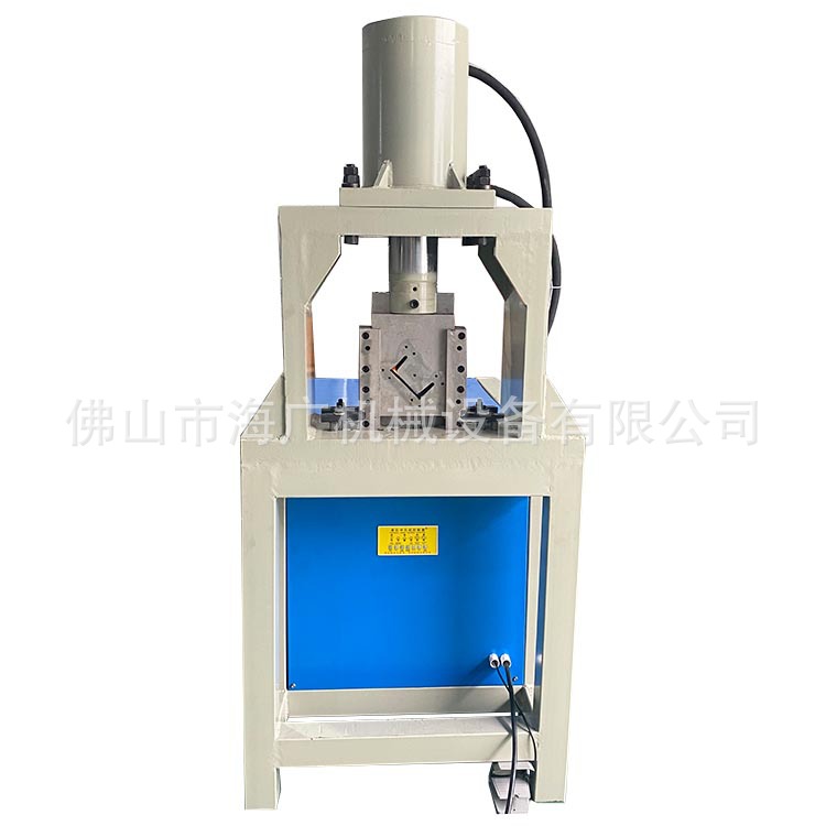Channel steel angle iron cutting machine fast electric hydraulic angle steel punching square tube angle cutting machine multifunctional angle iron cutting machine