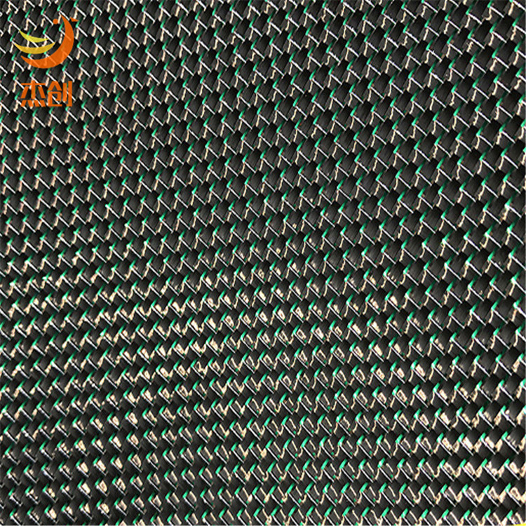 3K carbon fiber green silver silk plain twill mixed woven fabric products surface decorative composite material