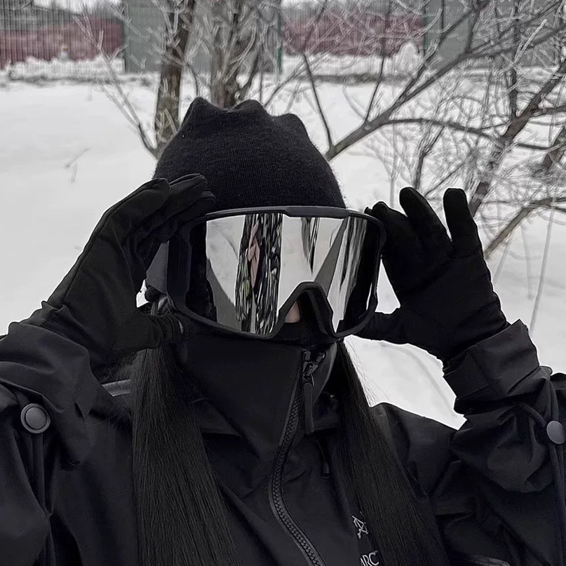 New Plus Cotton Outdoor Sports Ski Goggles Snow Adult Windproof Goggles Night Vision Mask Cold-Proof Glasses Wholesale