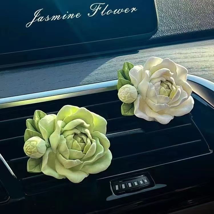 Car Aromatherapy Perfume Car Air Outlet Decoration Girls Flower Car Interior Accessories Customized Diffuser Plaster