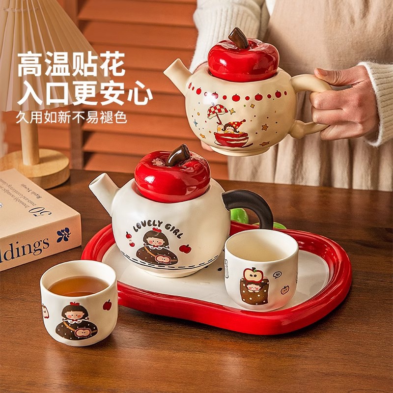 Water suit living room ceramic teapot suit tea set housewarming new house engagement wedding wedding gift for the bride