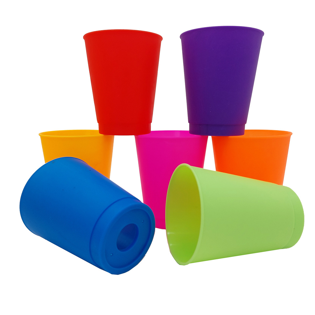 Cup Dance Performance Special Cup Quick Stacking Cup Plastic Non-slip Solid Color Primary School Children Kindergarten Game Anti-fall Rhythm Cup