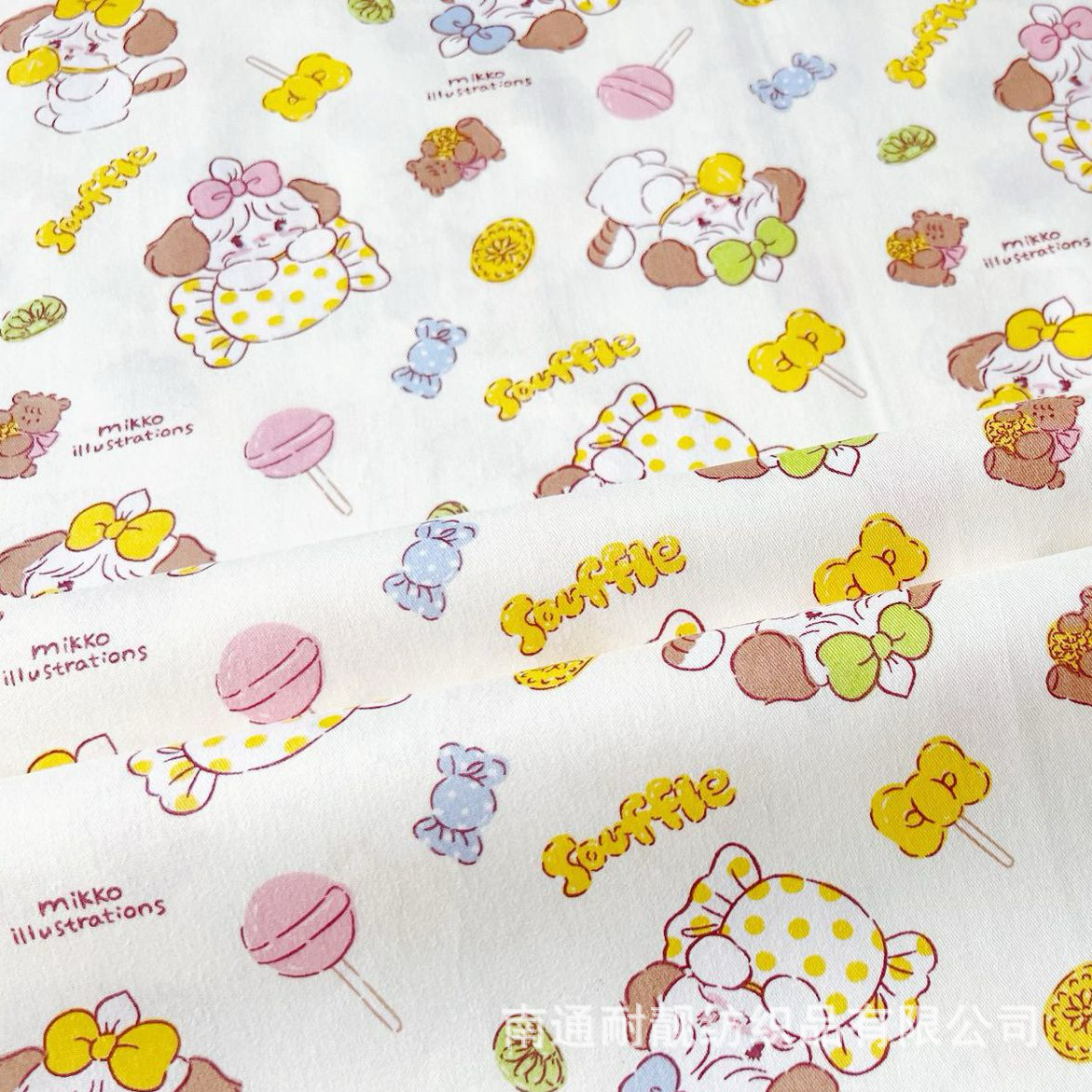 Cotton Twill Fabric Cartoon Candy Pillow Printed Cloth Baby Bag Quilt dress Cotton Clothes Kindergarten Bedding Cloth