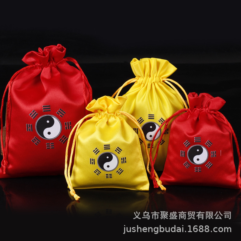 Красная сумка Gossip Bag, новогодняя большая сумка в китайском стиле, подарочная сумка, мешок с завязками, красная сумка с печатью Тай Суй