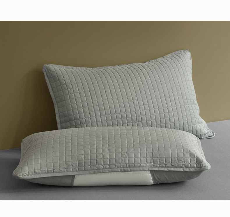Hotel anti-sweat pillowcase pillow cover a pair of quilted anti-head oil cotton dirty pillow pillow protective cover