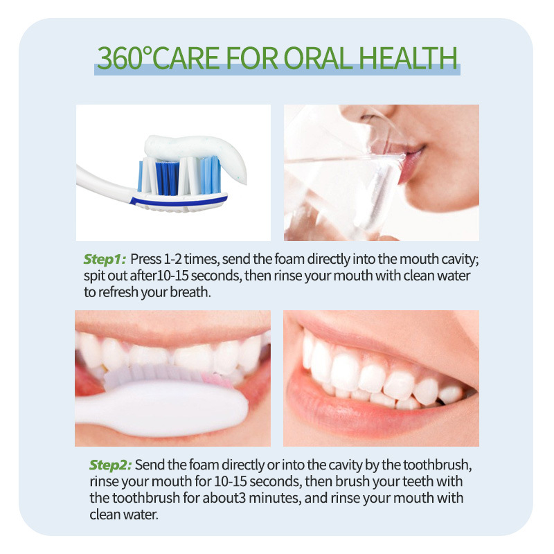 LBLS deep whitening toothpaste bright white de-yellow de-halitosis de-tartar clove bright white teeth mint flavor wholesale