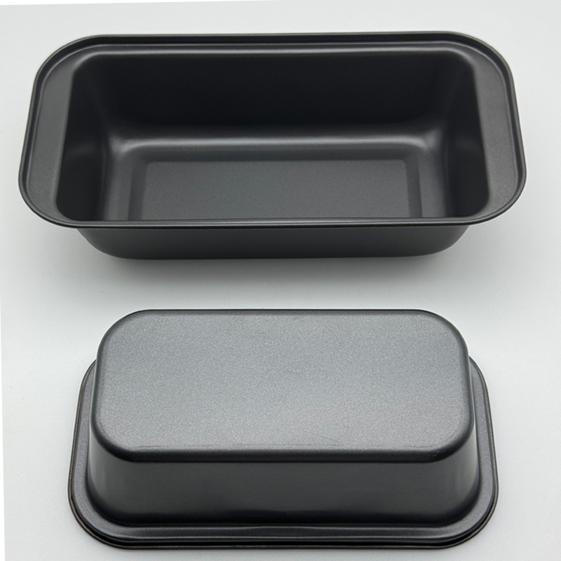 Toast Bread Mold Carbon Steel Long Square Plate Baking Baking Tray Do Not Suck DIY Cake Pizza Tray Baking Mold Wholesale