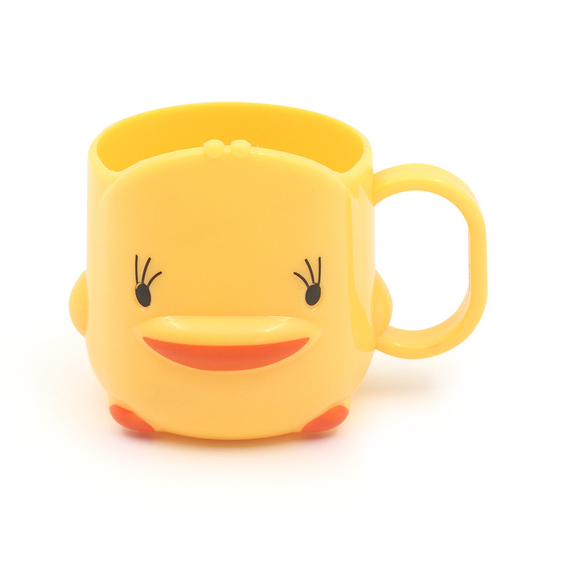 Thickened yellow duck cute mouthwash Cup children's creative cartoon water Cup brushing wash cup Cup creative gift