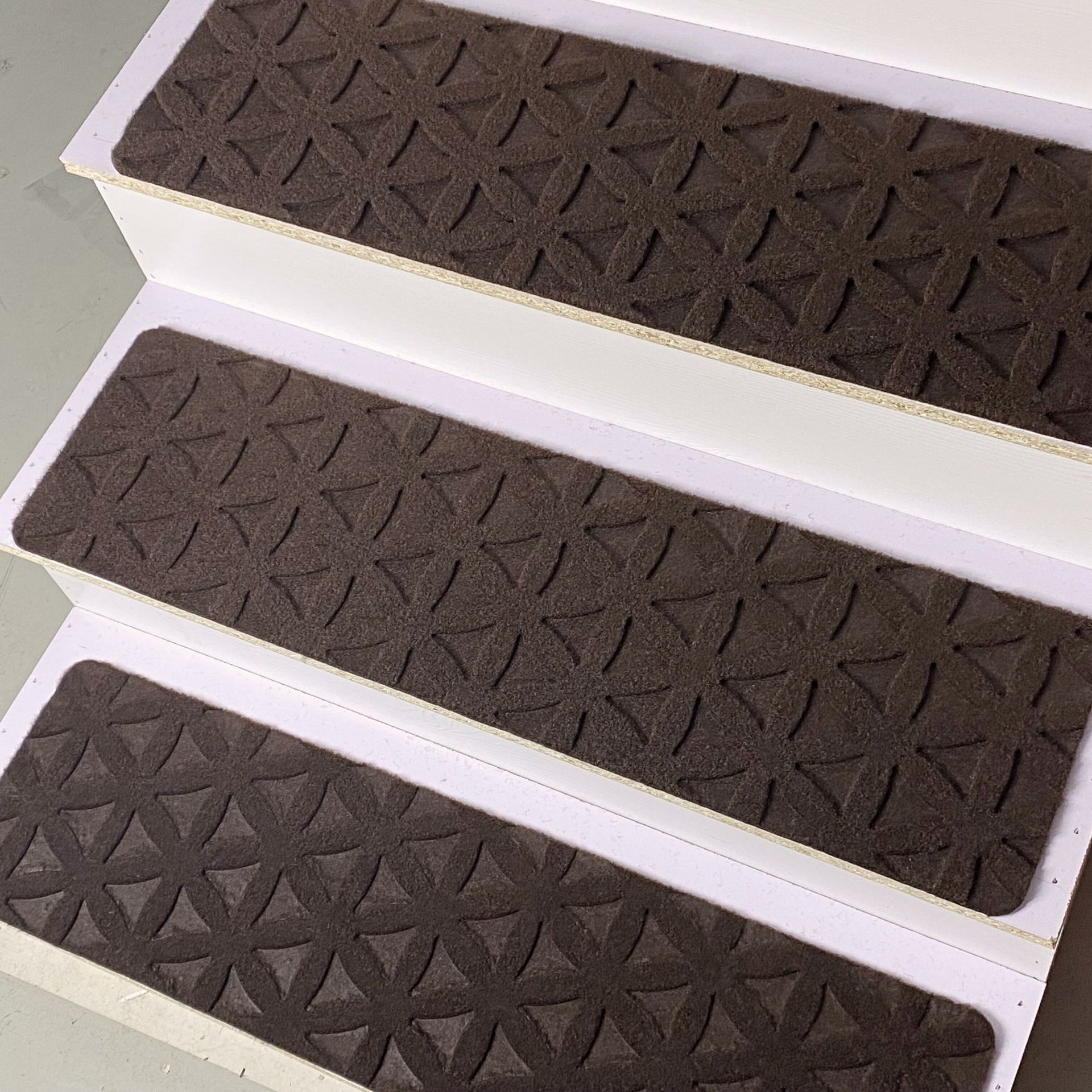 Cross-border Amazon Special Solid Wood Stair Step Mat Non-slip Mat Household Marble Stair Carpet Adhesive-free Self-adhesive