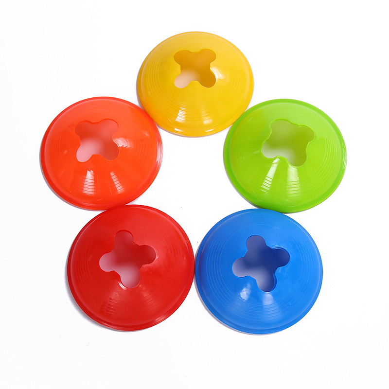 Football basketball training sign plate DIY flower mouth sign plate obstacle football training equipment wholesale