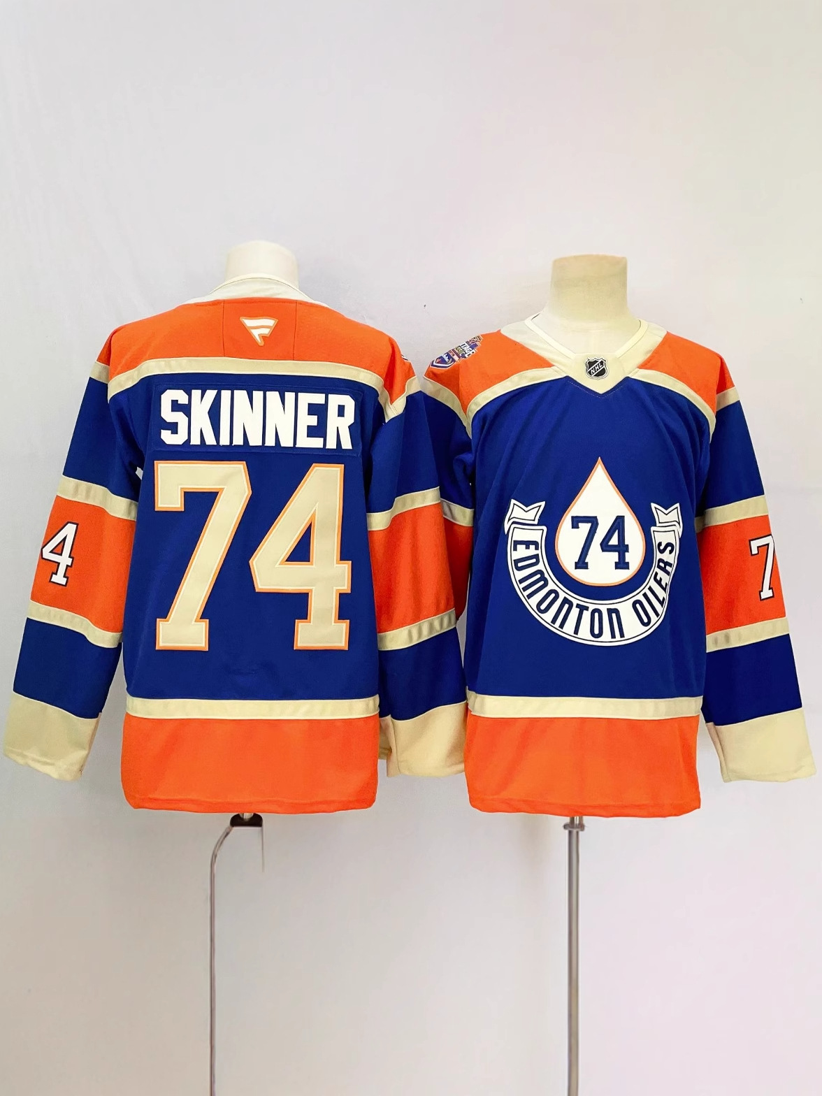 Foreign Trade Ice Hockey Uniform Nhl Oilers Oilers 97 # Mcdavid 18 # 18 # Hyman Embroidered Ice Hockey 2025