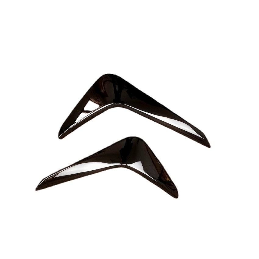 19 New POLO PLUS modified front bumper fangtooth blade fog lamp eyebrow fog lamp decorative frame front bumper spoiler