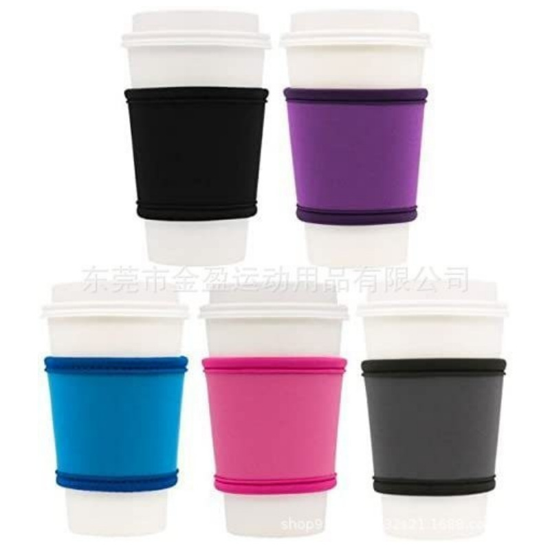 Hot Diving Material Anti-scald Portable 16-24OZ Hot Drink Cup Cover Neoprene Coffee Cup Holder
