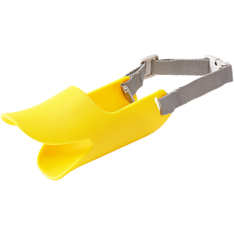 Dog Muzzle, Anti-Biting, Anti-Barking, Pet Duck Muzzle, Adjustable Soft Silicone Anti-Barking Mask, Pet Supplies