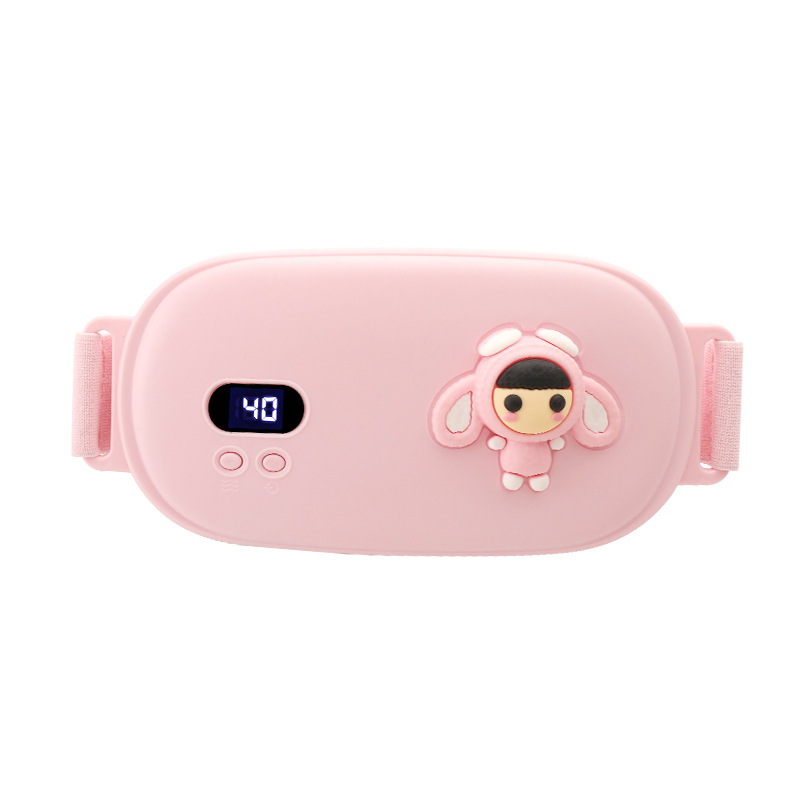 Cross-Border New Product Warm Waist Belt, Hot Compress, Vibration Massage, Waist Protection Belt, Heating, Ultra-Thin, Rechargeable Special Warm Waist Belt