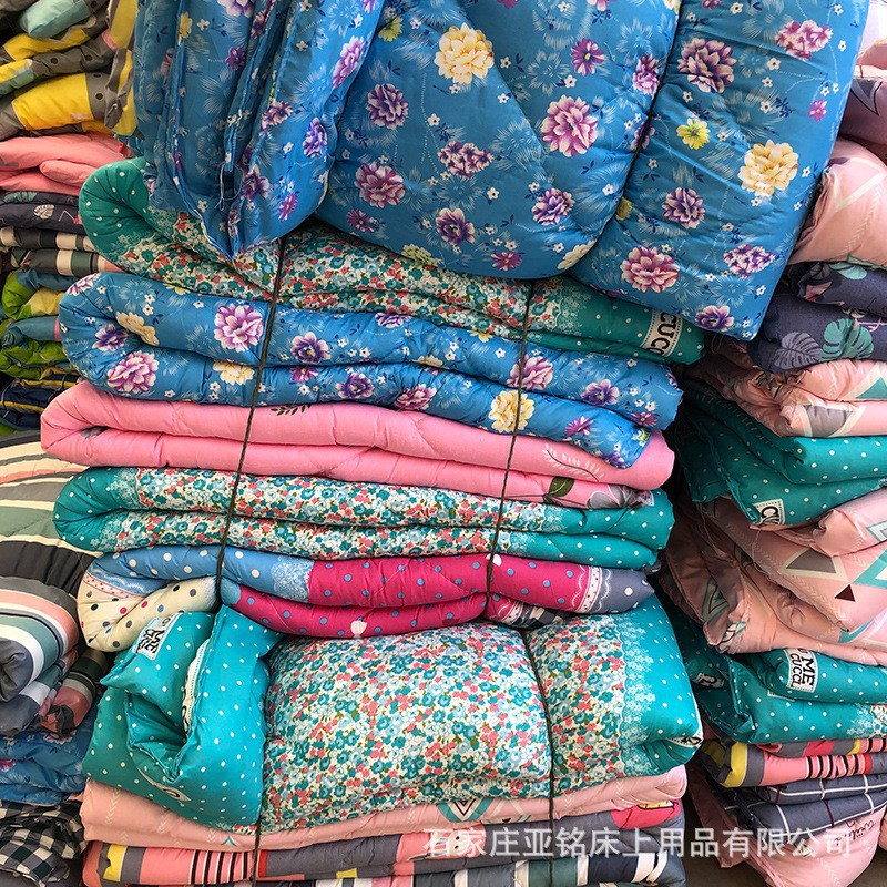 Оптовая продажа инженерных одеял для общежитий, односпальных хлопковых одеял, постельные принадлежности для строительных площадок, теплые и утолщенные хлопковые одеяла