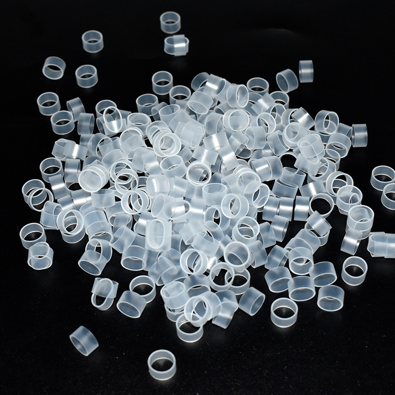 Supply environmentally friendly transparent binding coil silicone binding data line earphone line power cord binding coil