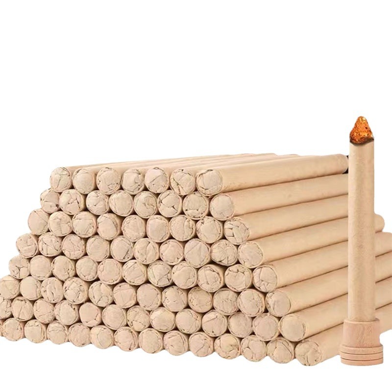 Home Smoked Mosquito Pure Moxa Sticks Aromatherapy Moxibustion Sticks Disinfection and Deodorization Mosquito-repellent Incense Stick Outdoor Pure Handmade