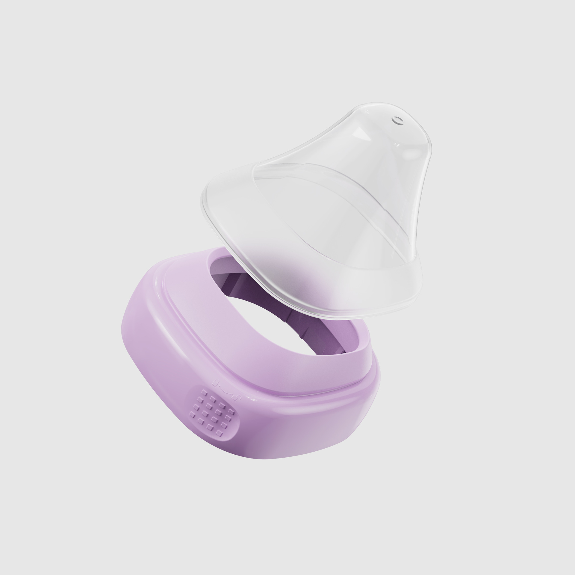 Suitable for Hegan Bottle Accessories Square Dust Cover Nipple Cap Bottle Cap Square Nipple Screw Teeth Hengen Bottle Collar