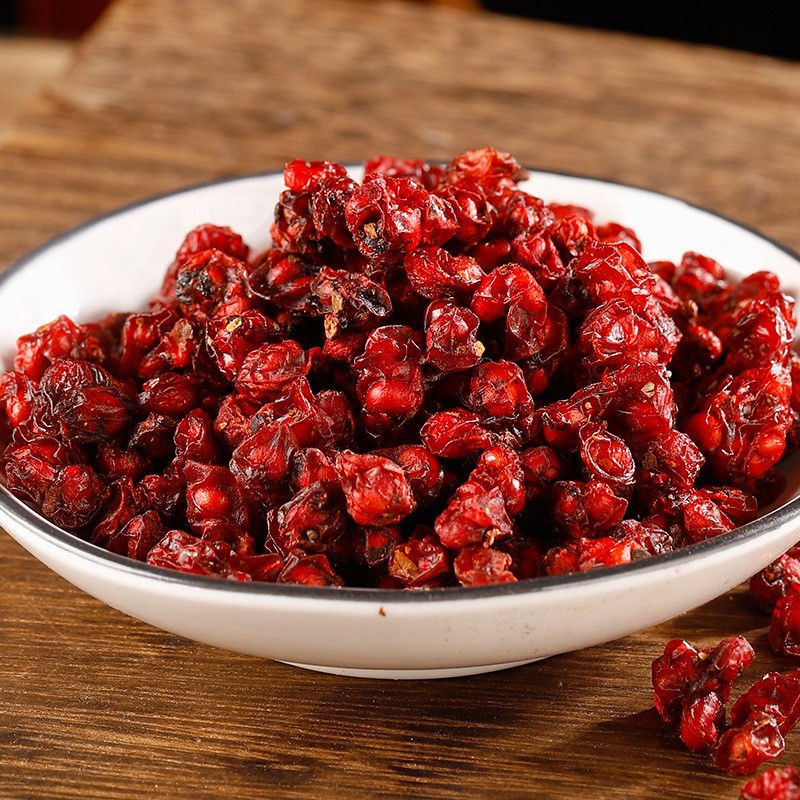 Wholesale Schisandra Chinensis Whole Medicinal Materials Schisandra Chinensis Dried Fruit Changbai Mountain Schisandra Chinensis Powder Freshly Ground Schisandra Chinensis Tea