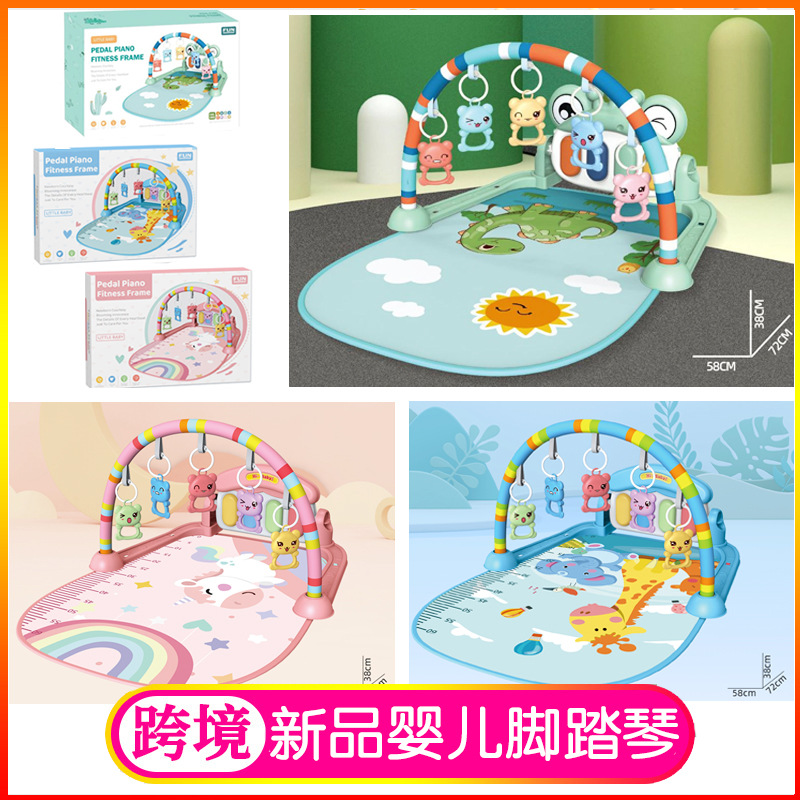 Новая фитнес-рамка для младенцев, музыкальная игрушка до 36 месяцев