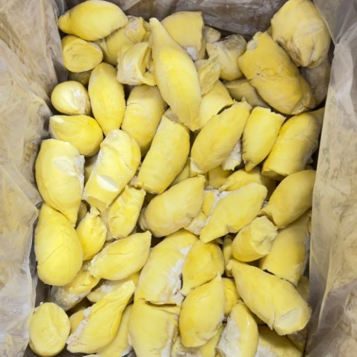 Thai Special Golden Pillow Durian Frozen Durian Pulp Cored a Fruit Commercial Durian Meat 1Kga Grade Raw Material
