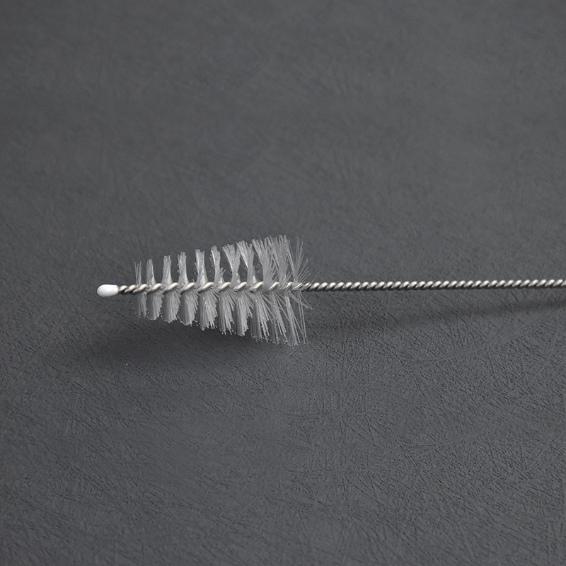 Wholesale cake cream piping nozzle cleaning brush baking tool brush tapered brush umbrella-shaped through-hole brush