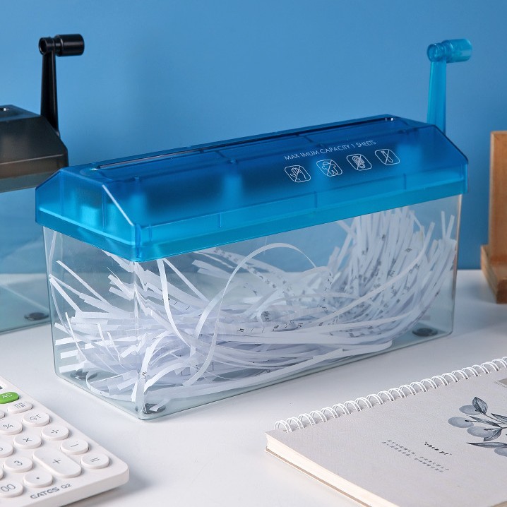 Paper Shredder A4 Small Strip Shredder Financial Note Classy Confidential Office Document Desktop A6 Paper Shredder