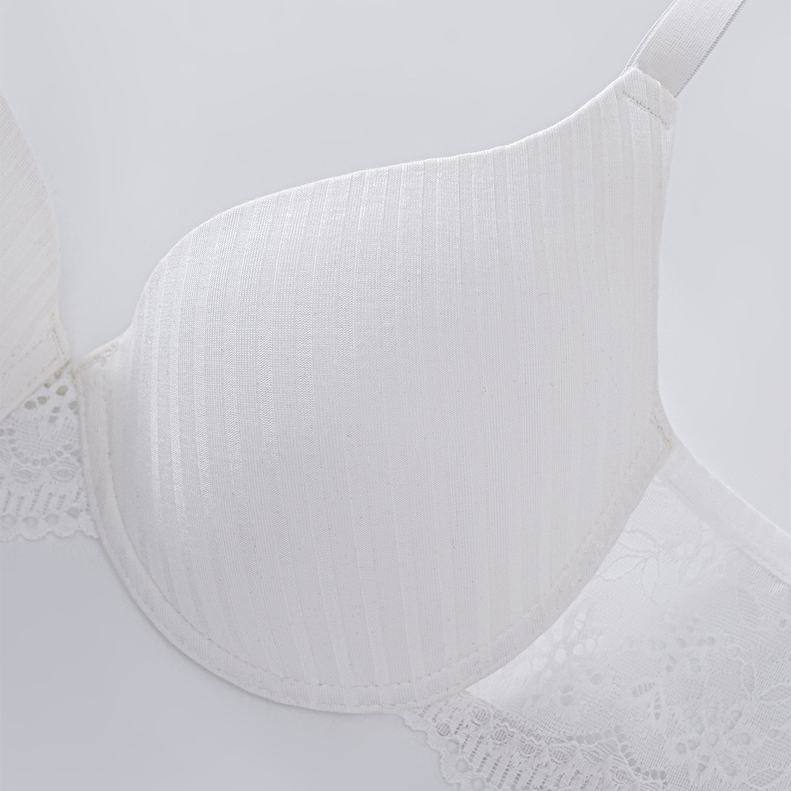 New cross-border French lace adjustment bra Amazon tiktok bra thin steel ring gathered underwear now