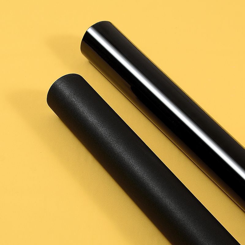 Black High-gloss Paint Wardrobe Dormitory Desktop Sticker Furniture Refurbished Wallpaper Self-adhesive Waterproof Mirror Shading Pinggrun