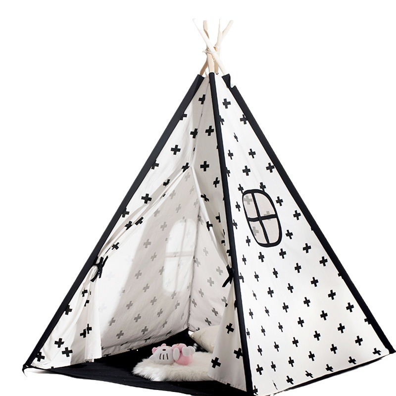 Pure Cotton Indian Kidsren's Tent Baby Game House Family Kidsren's Room Boys and Girls Indoor Kidsren's Small Tent