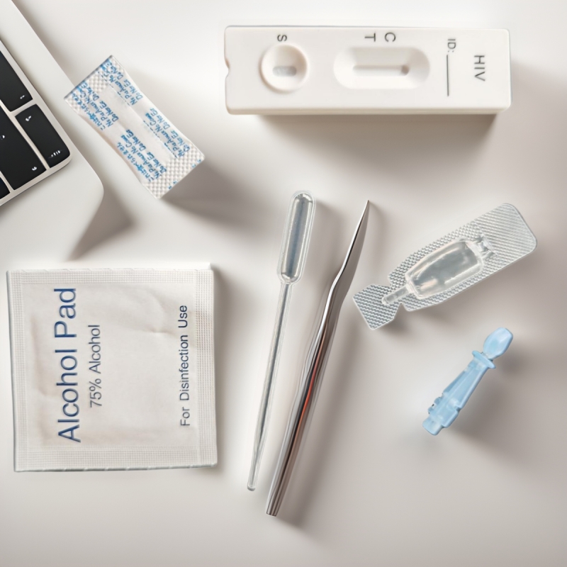 Специальные тестовые полоски для ВИЧ, одноразовые, упаковка на английском языке