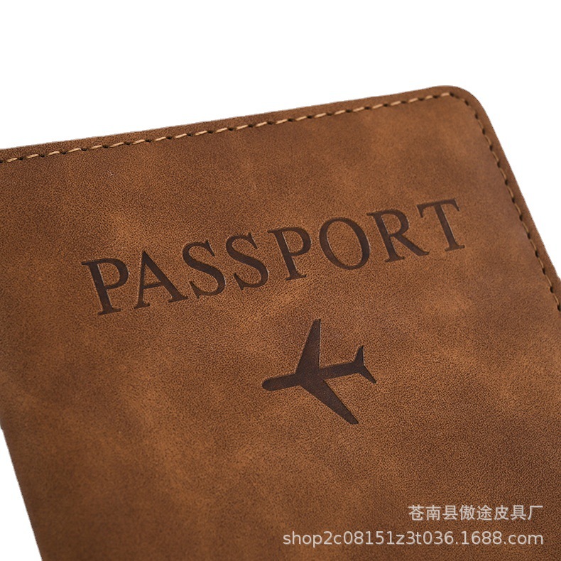 in stock Sale PU Leather Strap Passband Bag RFID Passband Holder Travel Wallet Card Charter Ticket Holder