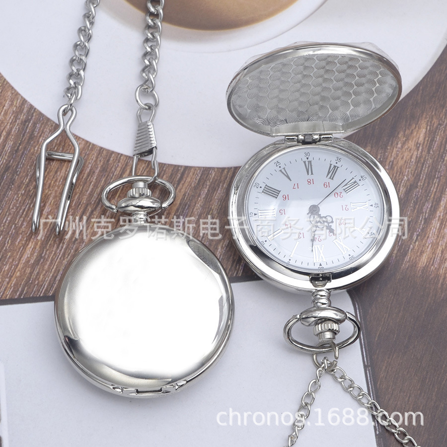 Классические карманные часы, оптовая продажа, двусторонние, светящиеся, матовые, ретро