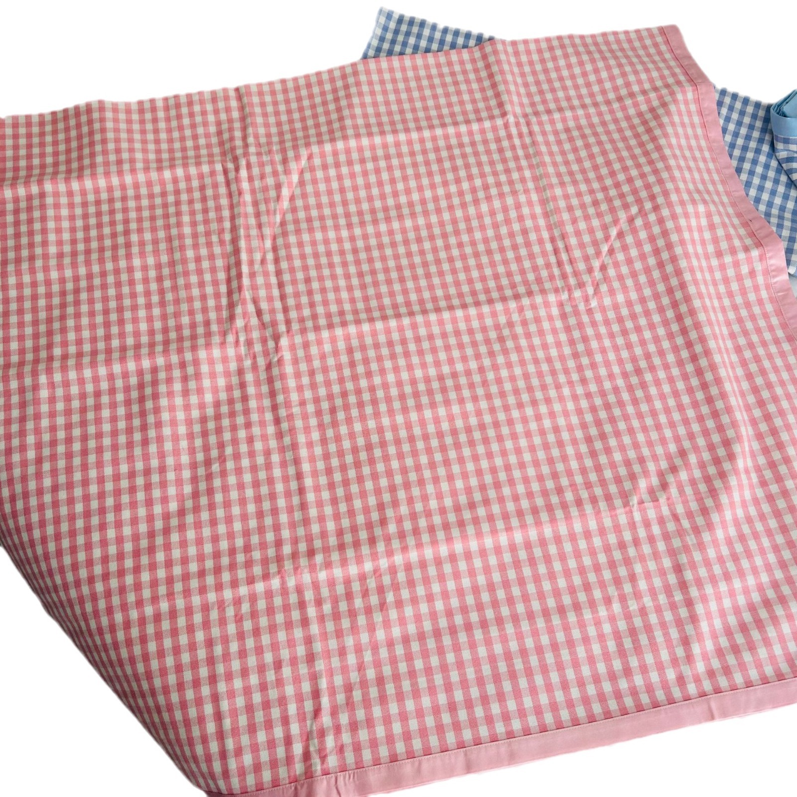 Remnant Fabric from a Good Source: Summer Yarn-Dyed Tencel Ramie Plaid Soft Cooling Mat, Machine Washable, 50% Tencel + 50% Ramie