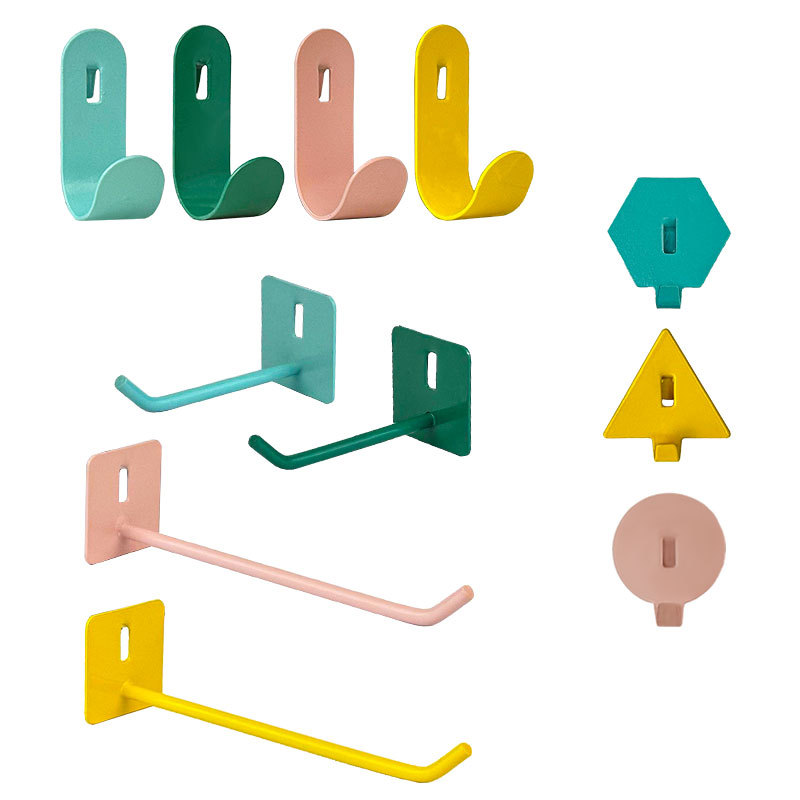 Hole Board Accessories Hook Round Hole Special Storage Rack Hardware Universal Desk Rack Daquan Diy Storage Basket Magnetic Suction