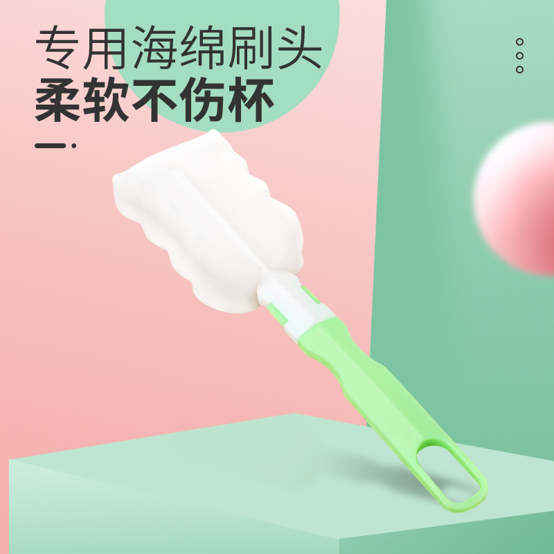 Cup Brush Manufacturer Sponge Cleaning Cup Brush Long Handle Thermos Cup Bottle Brush Detachable Cup Cleaning Brush Water Cup Brush